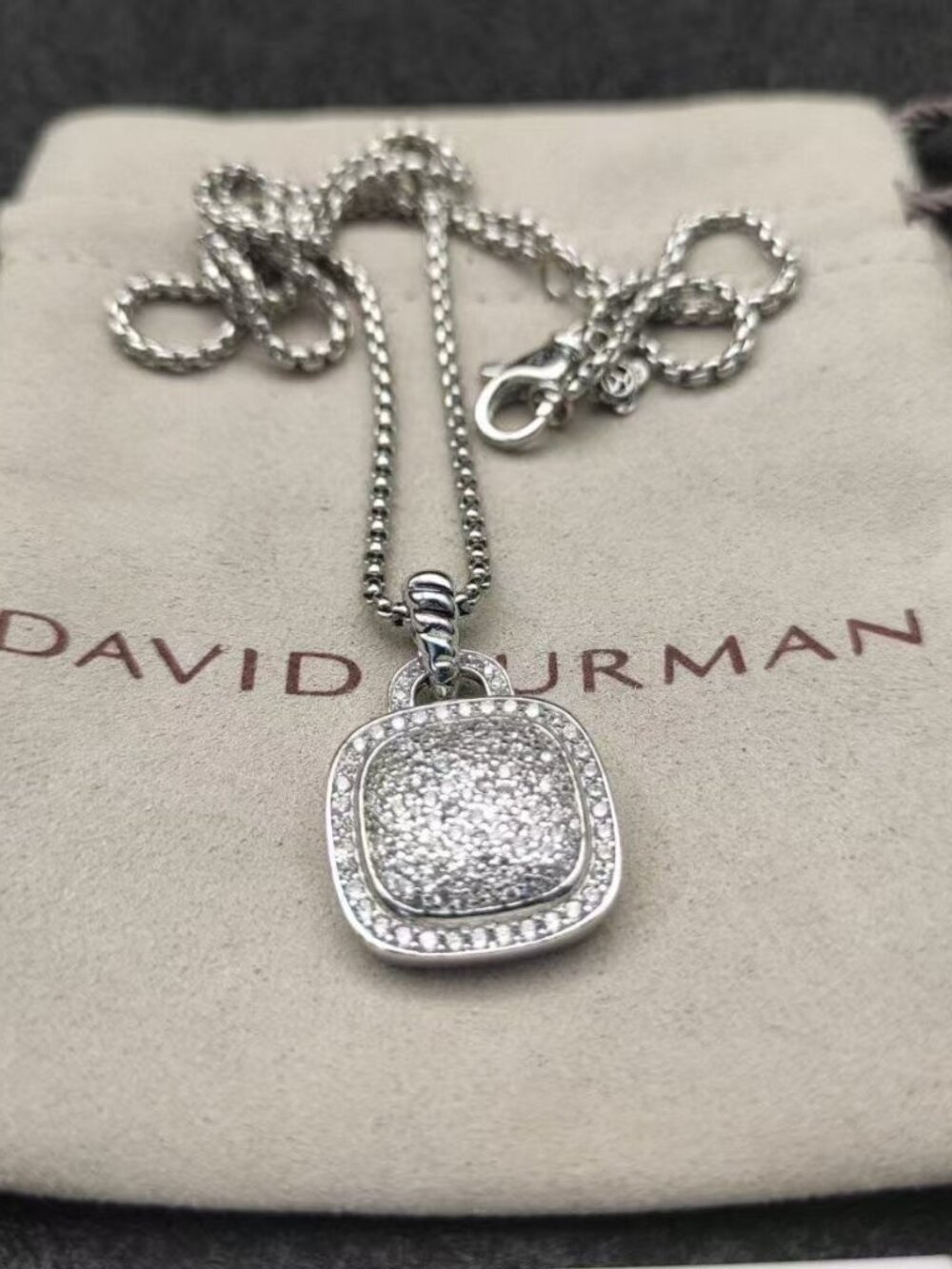 David Yurman Necklace Diamond